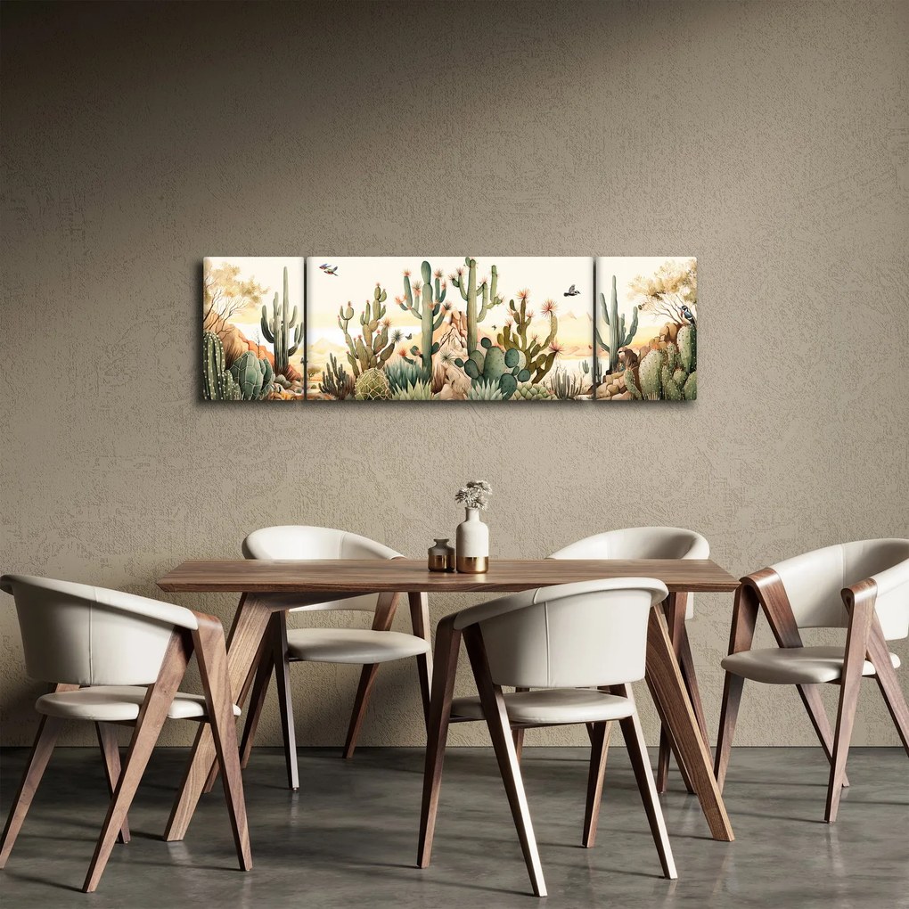 Obraz - Pustynia, akwarela (170x50 cm)