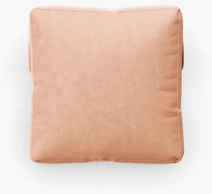 Różowa aksamitna poduszka do sofy modułowej Rome Velvet – Cosmopolitan Design