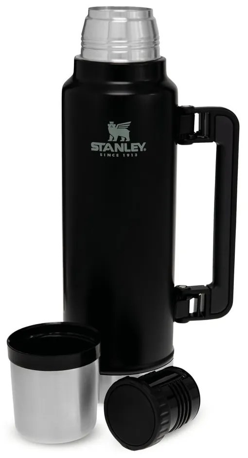 Czarny termos z kubkiem 1,4 l – Stanley