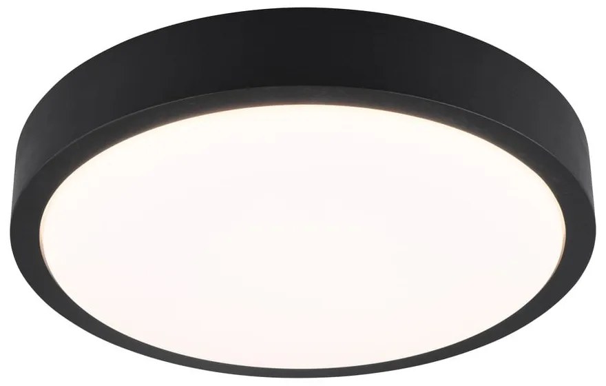 Czarna lampa sufitowa LED ø 40 cm Iseo – Trio