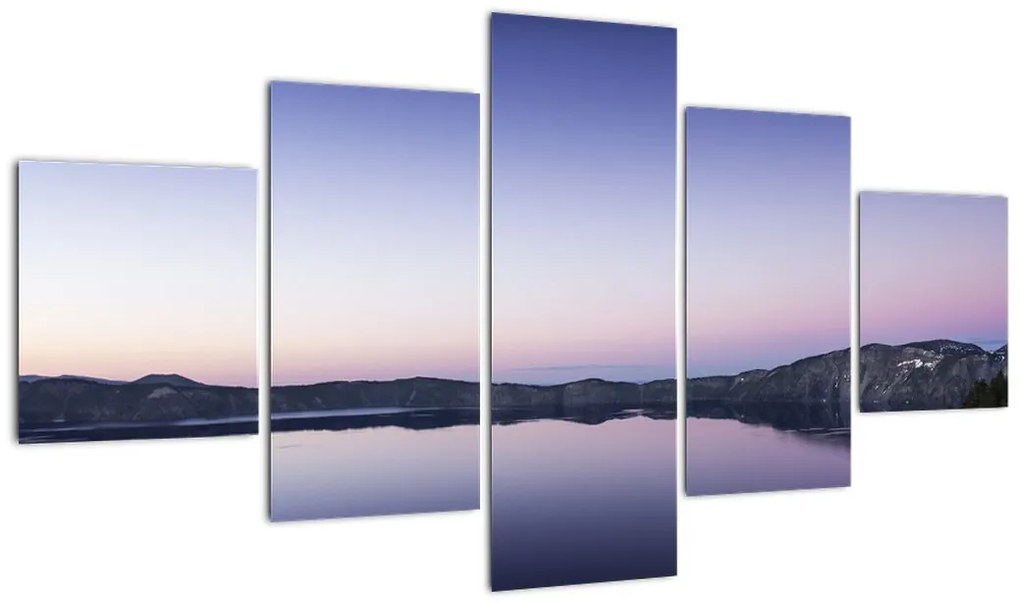 Obraz jeziora (125x70 cm)