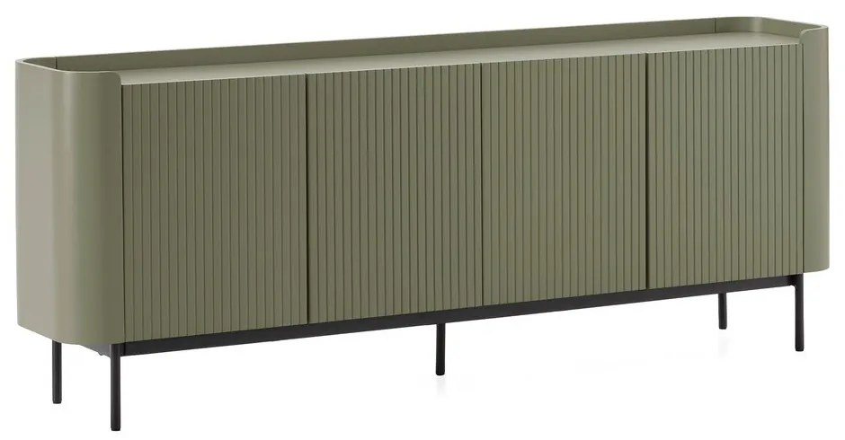 Zielona komoda 200x80x40 cm Willa – MOME