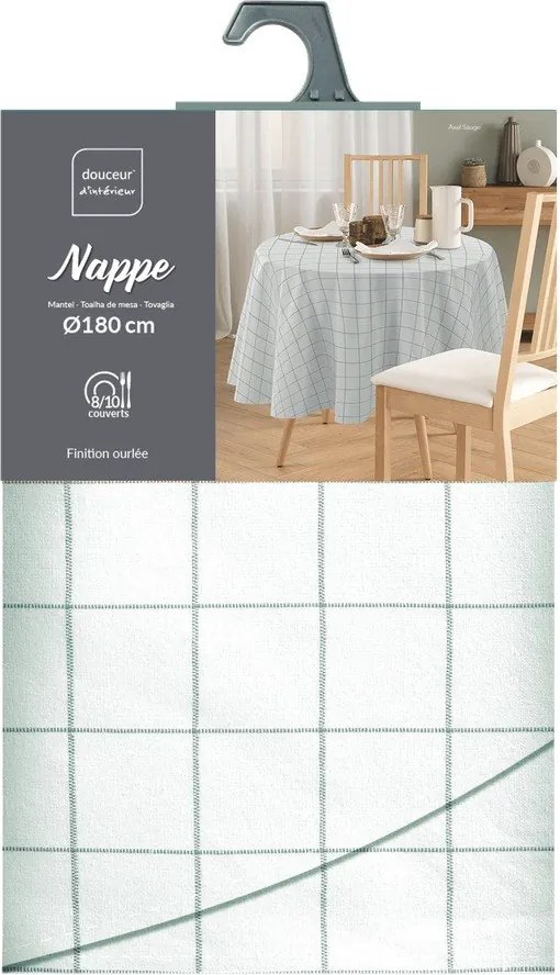 Obrus odpowiedni do prania ø 180 cm Axel – douceur d'intérieur