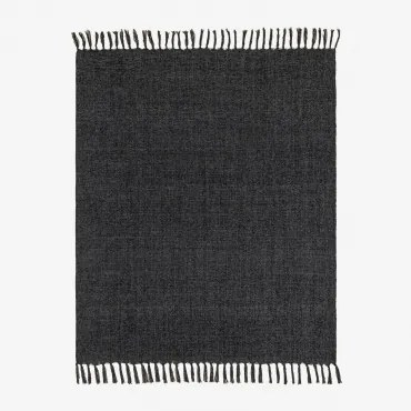 Manta Plaid En Chenilla Maidina Grafitowa Szarość - Sklum