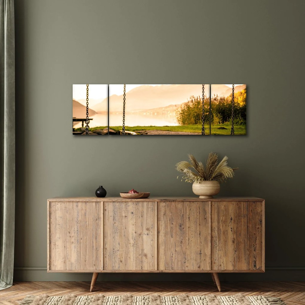 Obraz huśtawki w przyrodzie (170x50 cm)