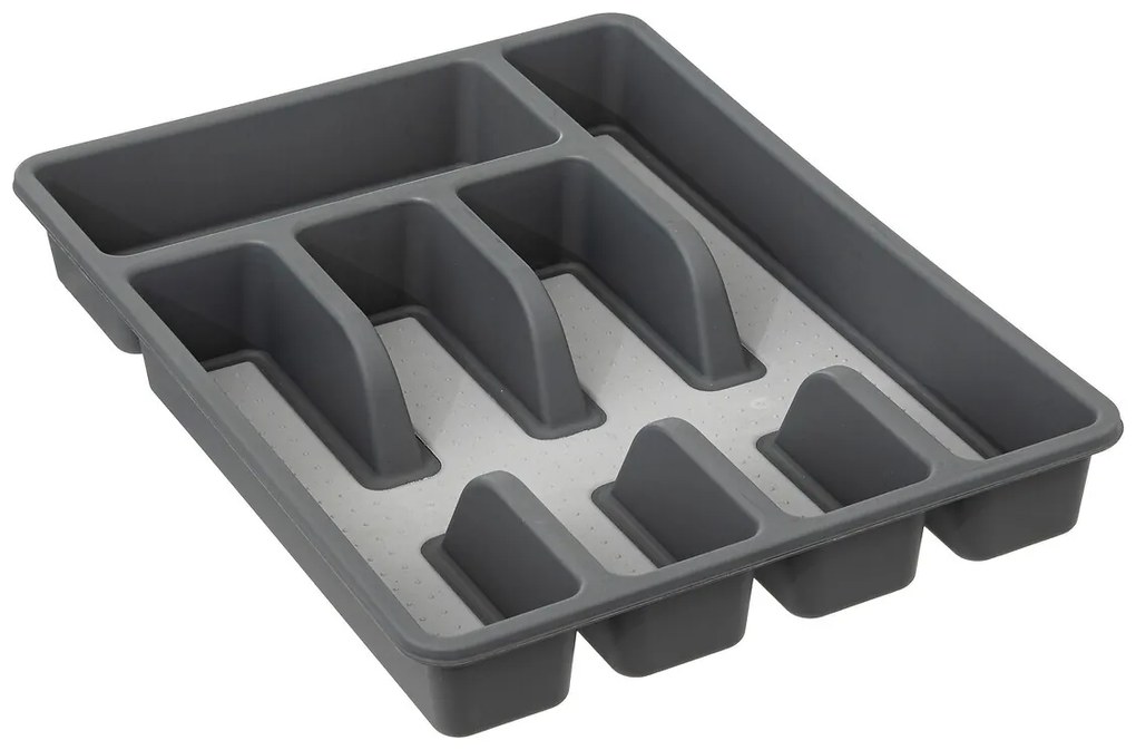Organizer na sztućce do szuflady, 5 przegródek, 26,5 x 36,5 x 5 cm