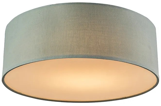 Lampa sufitowa zielona 30 cm z LED - Drum LED