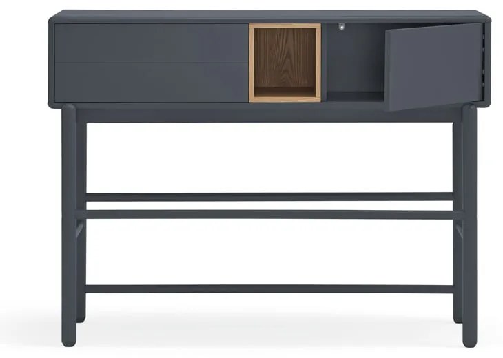 Ciemnoszara konsola 35x120 cm Corvo – Teulat