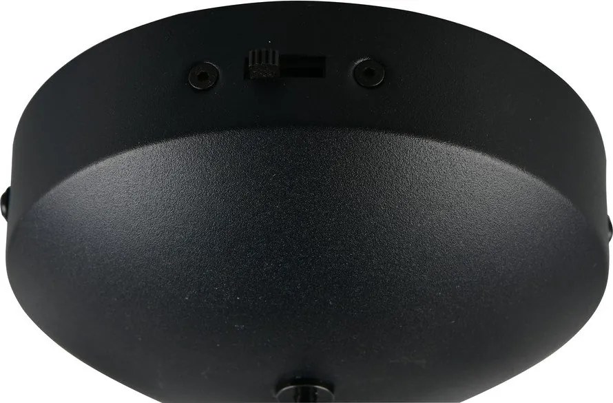 Lampa wisząca LED ze ściemniaczem w kolorze matowej czerni Melita – Trio