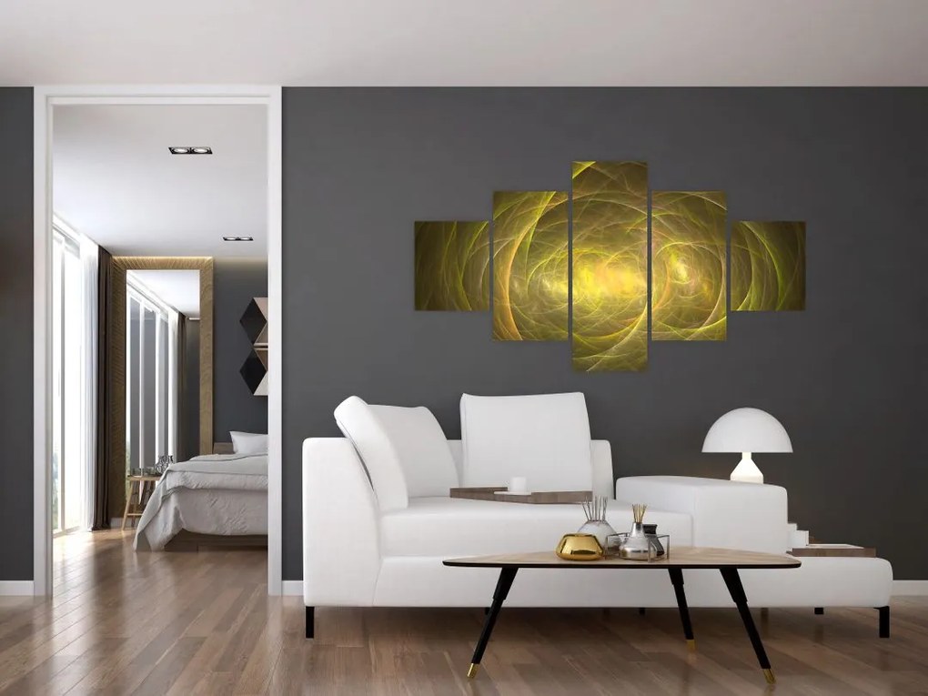 Nowoczesny abstrakcyjny obraz (125x70 cm)
