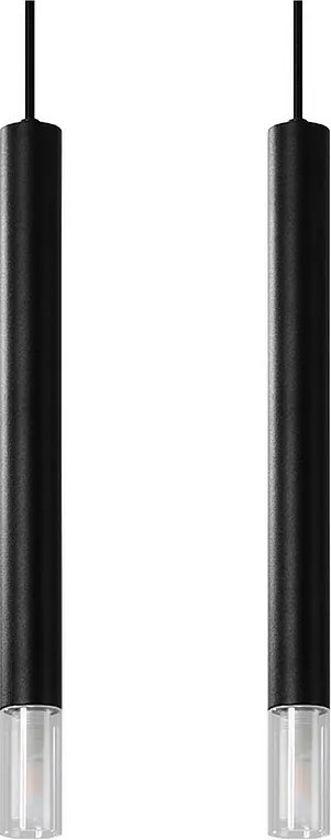 Lampa wisząca WEZYR 2 czarna