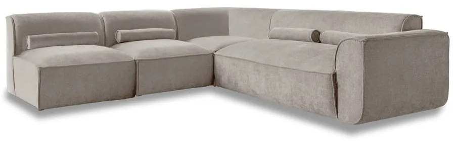 Beżowy narożnik (lewostronny) Flex Felix – Miuform