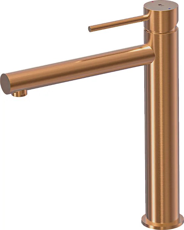 Luisa bateria miedziana umywalkowa wysoka szczotkowanej miedzi - Essebagno