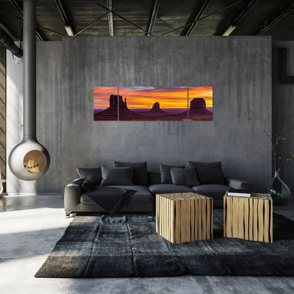 Obraz - Monument Valley v Arizonie (170x50 cm)