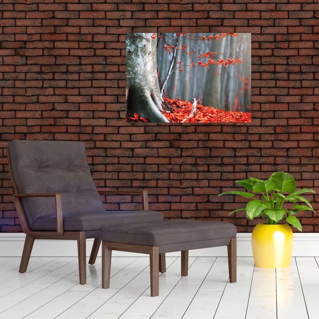 Obraz na szkle - Jesień (70x50 cm)