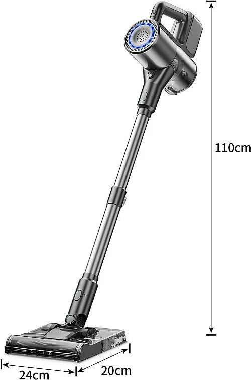 NETTLIFE 500W/40000Pa Bezprzewodowy ręczny odkurzacz z funkcją zamiatania, czas pracy 40 min