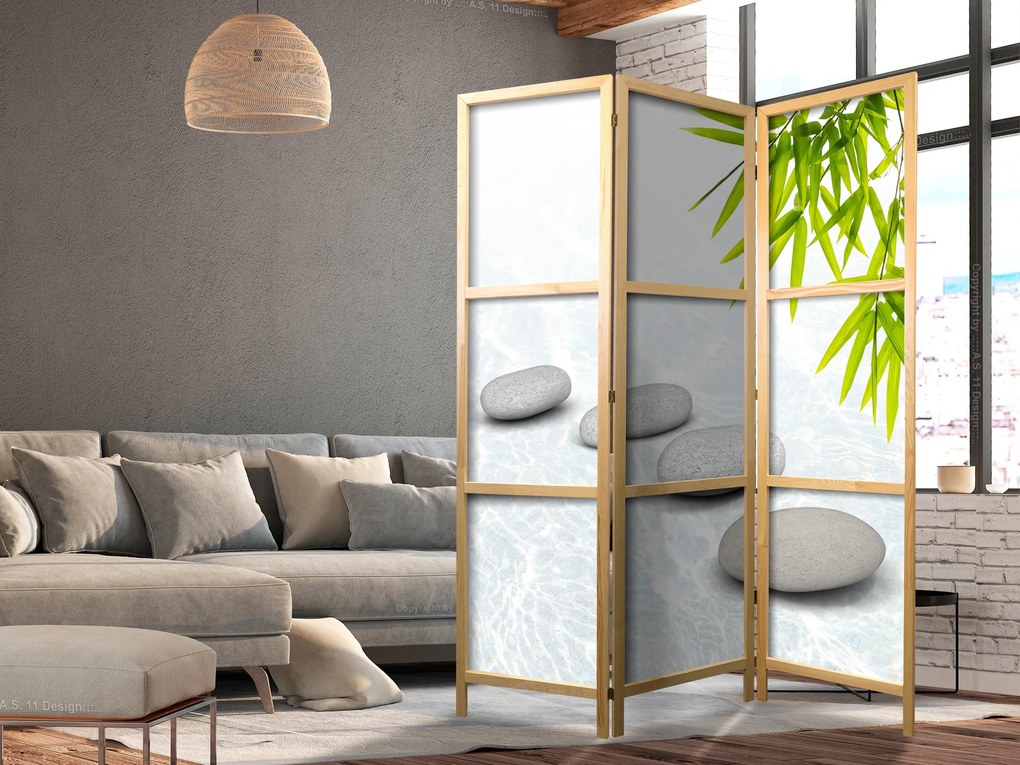 Parawan japoński Orient 135x172 cm 3-częściowy biały ARTGEIST B