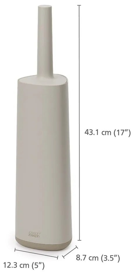 Beżowa szczotka do WC Flex360 – Joseph Joseph