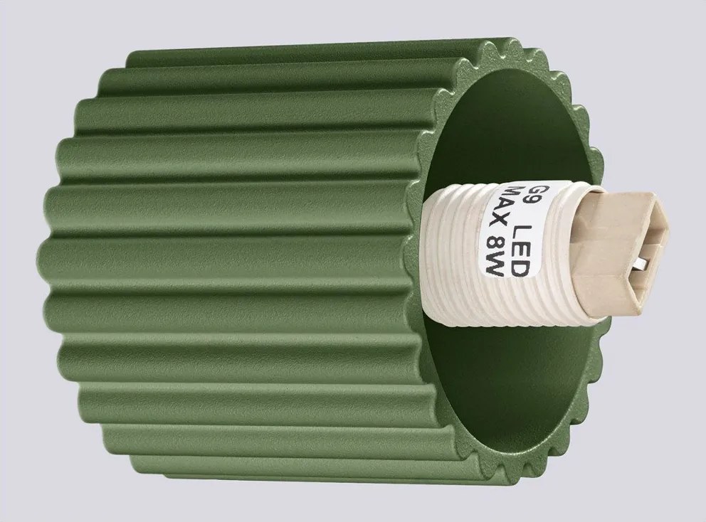 Zielony kinkiet ø 12 cm Orbital – Sollux