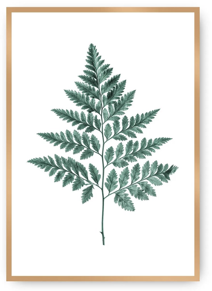 Plakat Fern Emerald Green