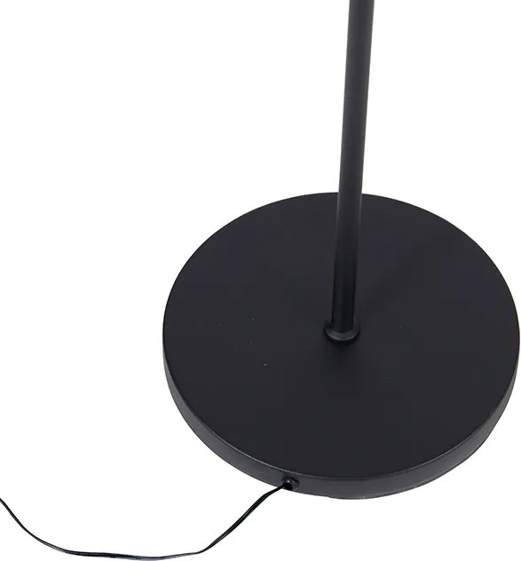 Lampa stojąca czarna w tym LED z pilotem - Bumu