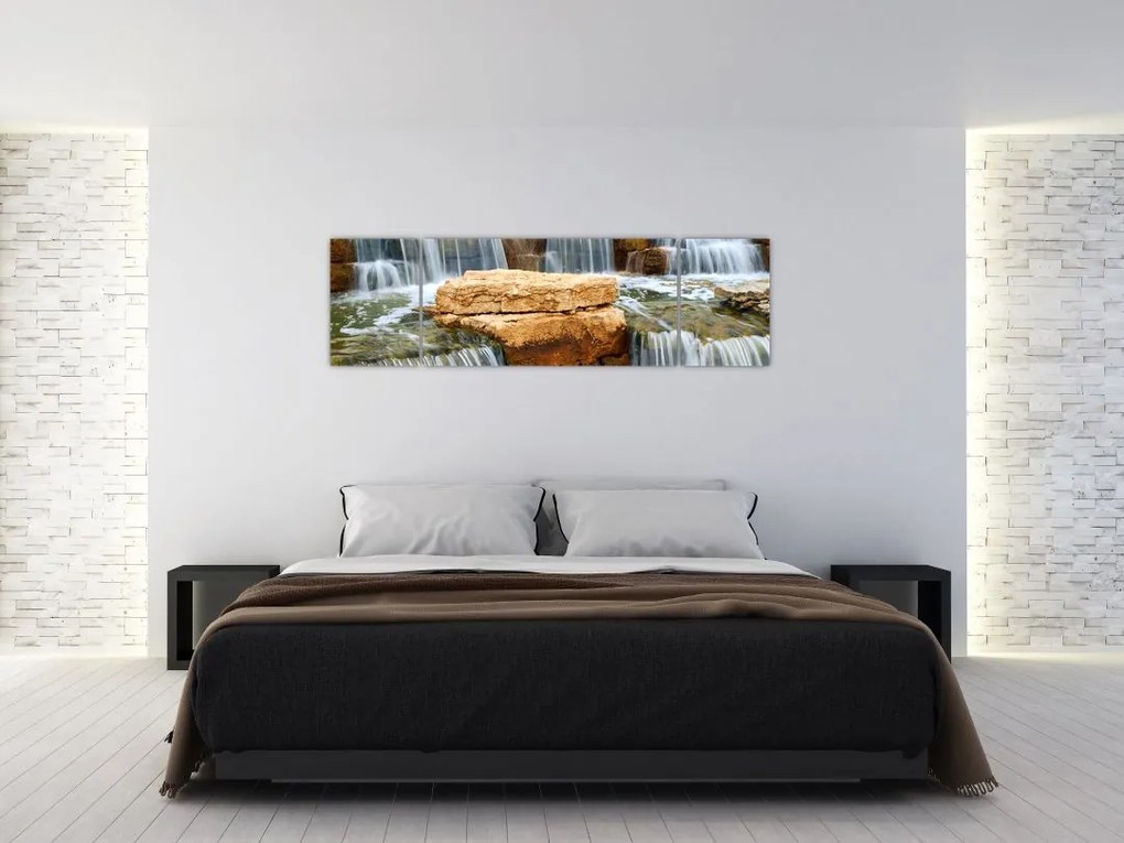 Obraz wodospadu (170x50 cm)