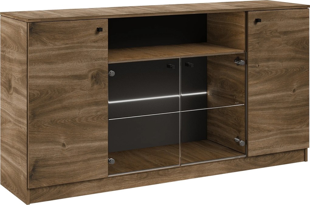 Komoda NESTOS 160 cm do Salonu Sypialni Brąz