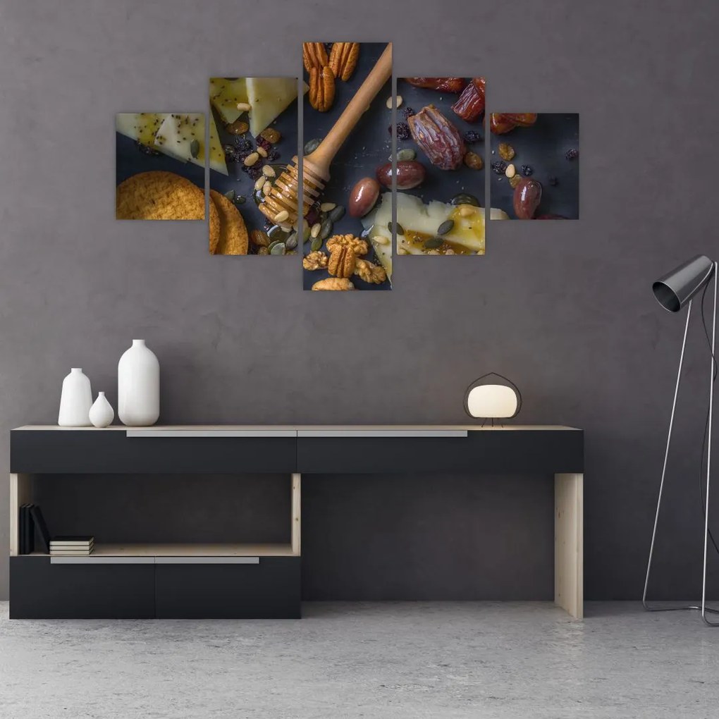 Obraz z suszonymi owocami (125x70 cm)