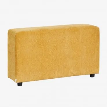 Wysokie Prawe Podłokietnik ↑65 Cm Do Sofy Modułowej Bruna Musztardowa Szenila - Sklum