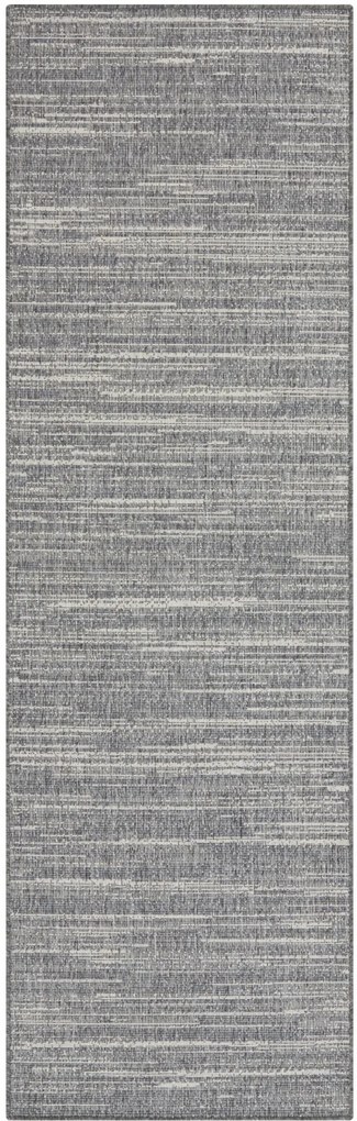 Dywan dwustronny zewnętrzny Gemini szary chodnik 80 cm x 350 cm