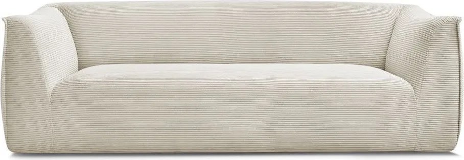 Beżowa sztruksowa sofa 242 cm Giorgia – Bobochic Paris