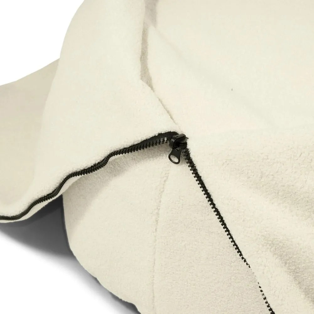 Brązowy dziecięcy worek do siedzenia z materiału bouclé Cocoon 120 – SLOWDOWN