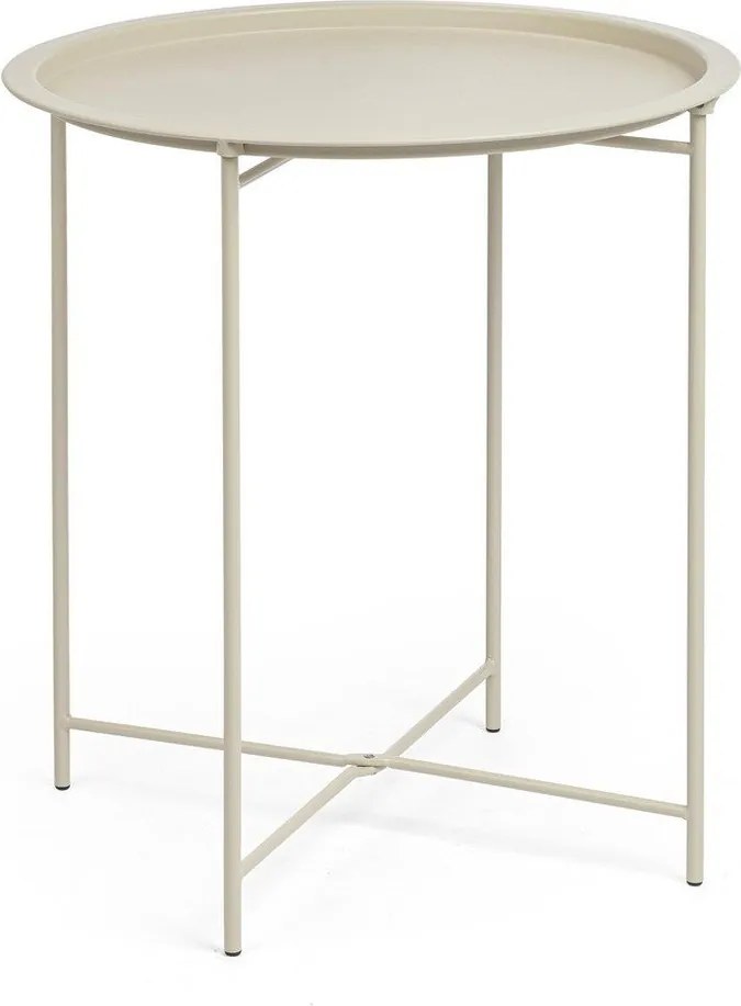 Stalowy okrągły stolik ogrodowy ø 46 cm Austin – Bizzotto