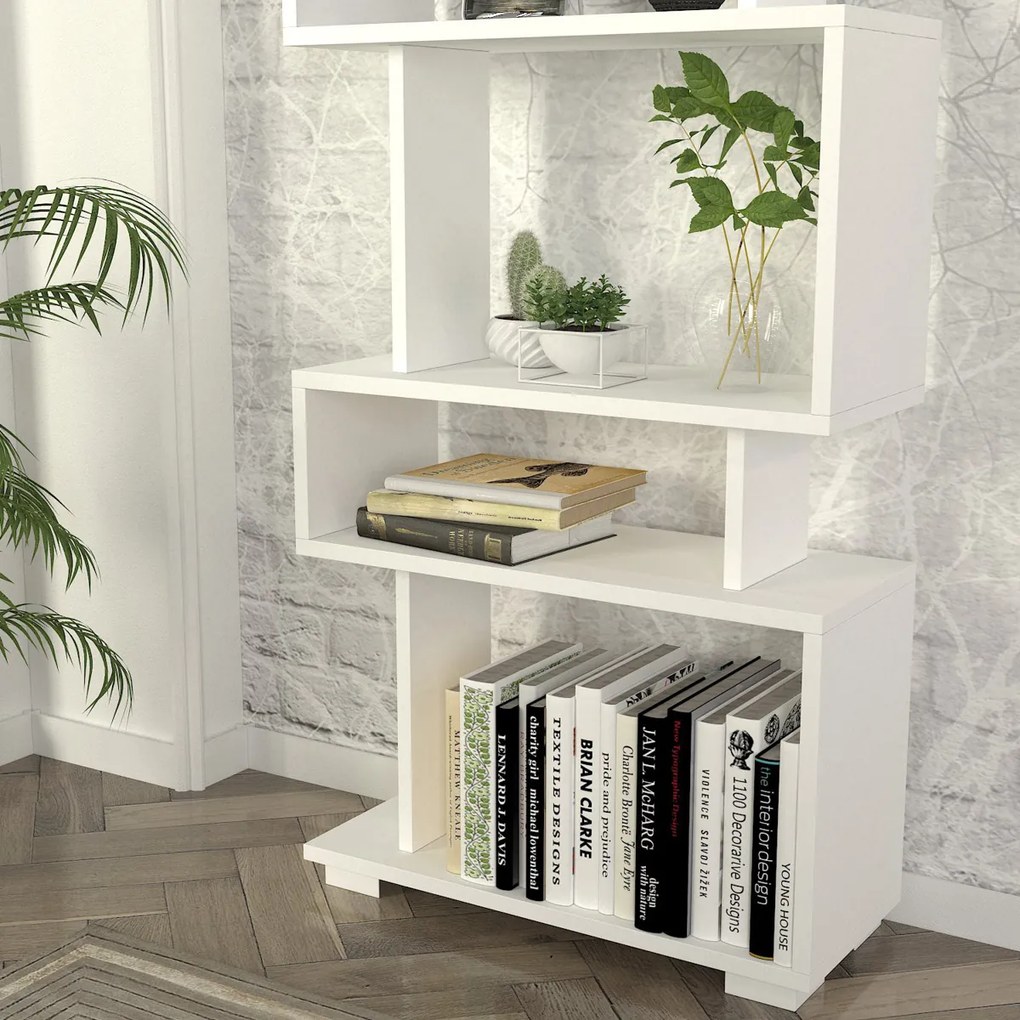 Blok biblioteczny biały