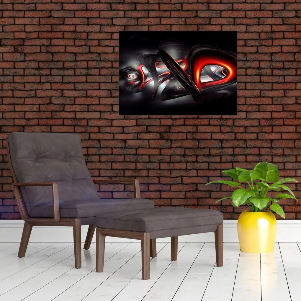 Obraz na szkle abstrakcji (70x50 cm)