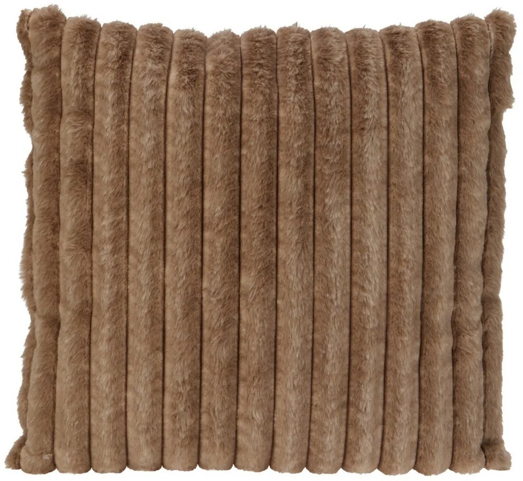 Poduszka Stripes brązowy, 45 x 45 cm