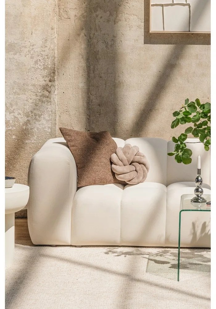 Zielona aksamitna sofa 225 cm Cube – Bonami Selection