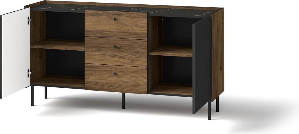 Komoda KREON 150 cm do Salonu Sypialni Brązowy