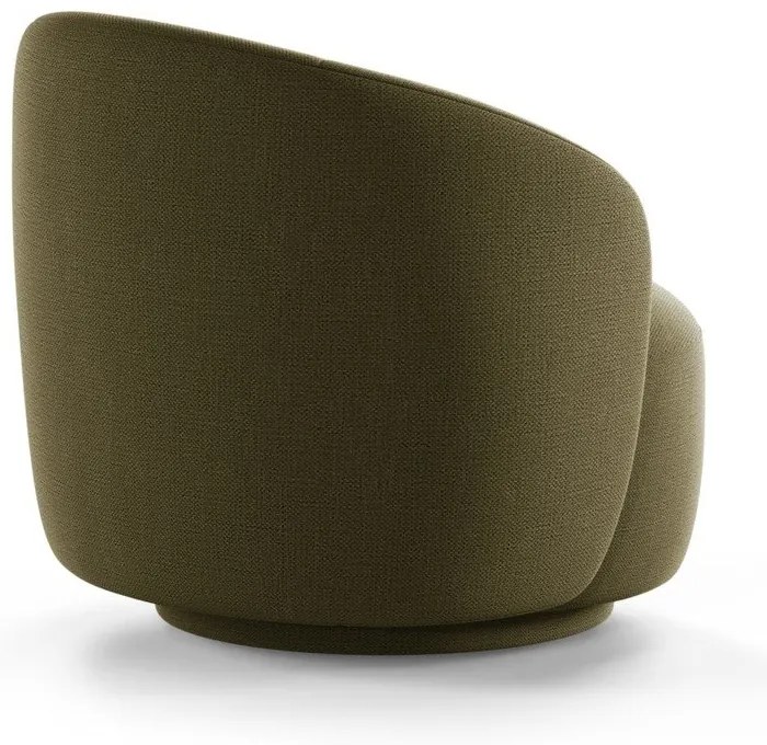 Zielony obrotowy fotel Letizia – Micadoni