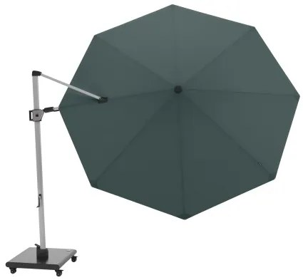 KNIRPS 320 x 320 cm - luksusowy wahadłowy parasol ogrodowy z drążkiem bocznym : Kolor parasola Knirps - Niebieski