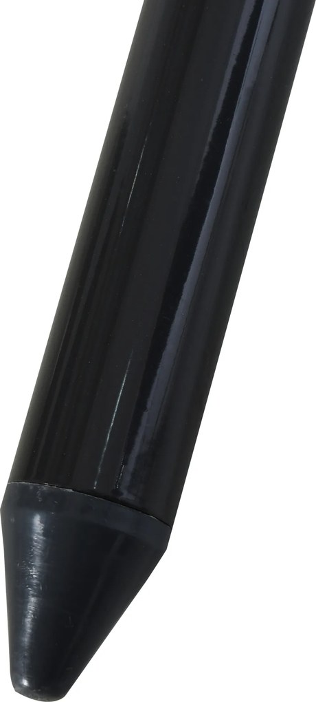 Outsunny Parasol Ogrodowy Składany Ochrona UV Kremowy Czarny Stylowy i Praktyczny do Ogrodu Balkonu Plaży | Aosom PL