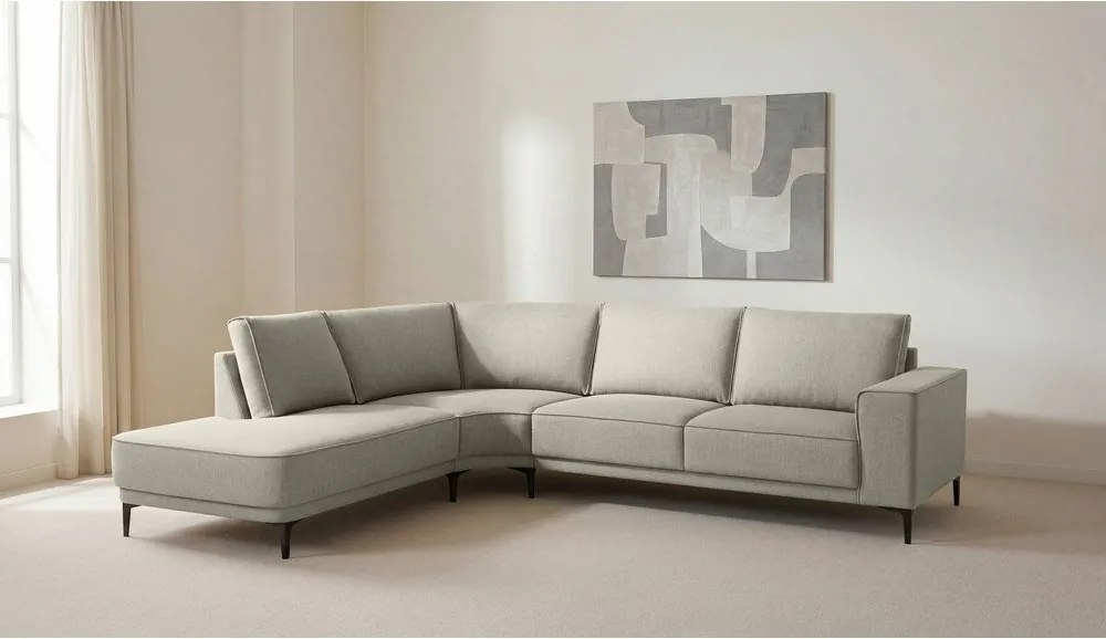 Jasnoszary narożnik (lewostronny) Copenhagen – Scandic