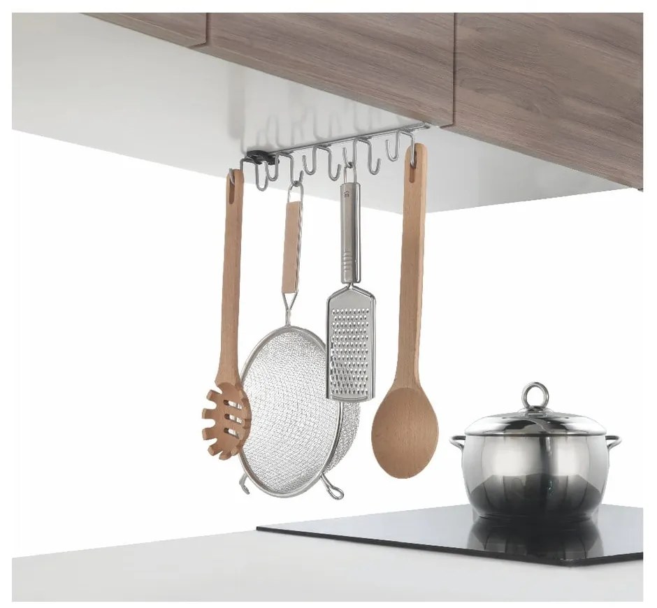 Uchwyt pod półkę na przybory kuchenne Metaltex, dł. 8 cm