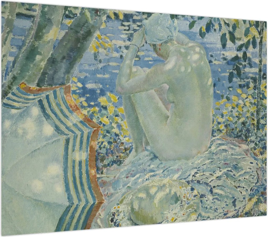 Obraz - Frederick Carl Frieseke, On the Bank, reprodukcje (70x50 cm)