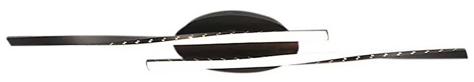 LED Plafon LED/12W/230V 3000K 94,5 cm czarny