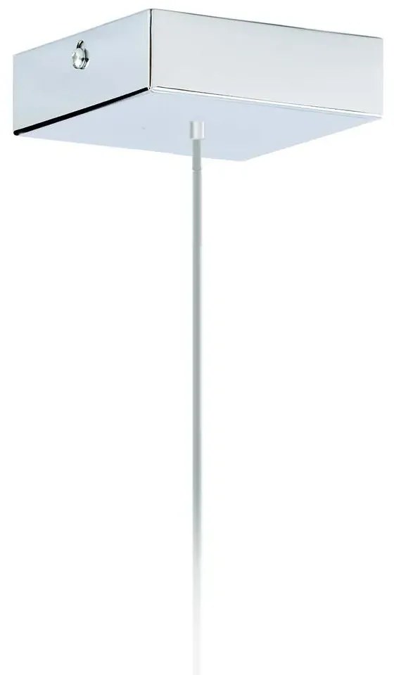 Lampa wisząca glamour z chromowanym stelażem D4-N98
