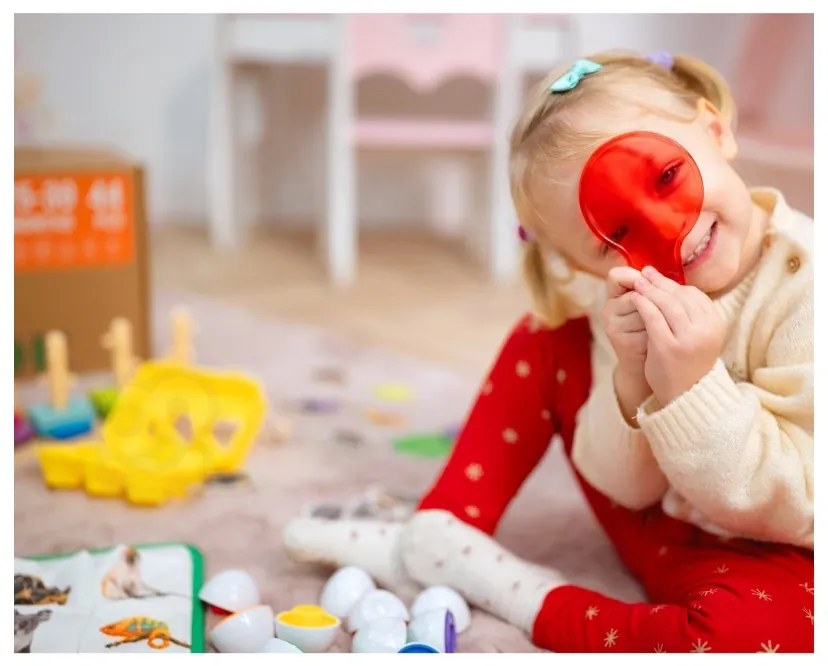 Tooky toy box pudełko xxl montessori edukacyjne 7w1 sensoryczne 25-30 mies.