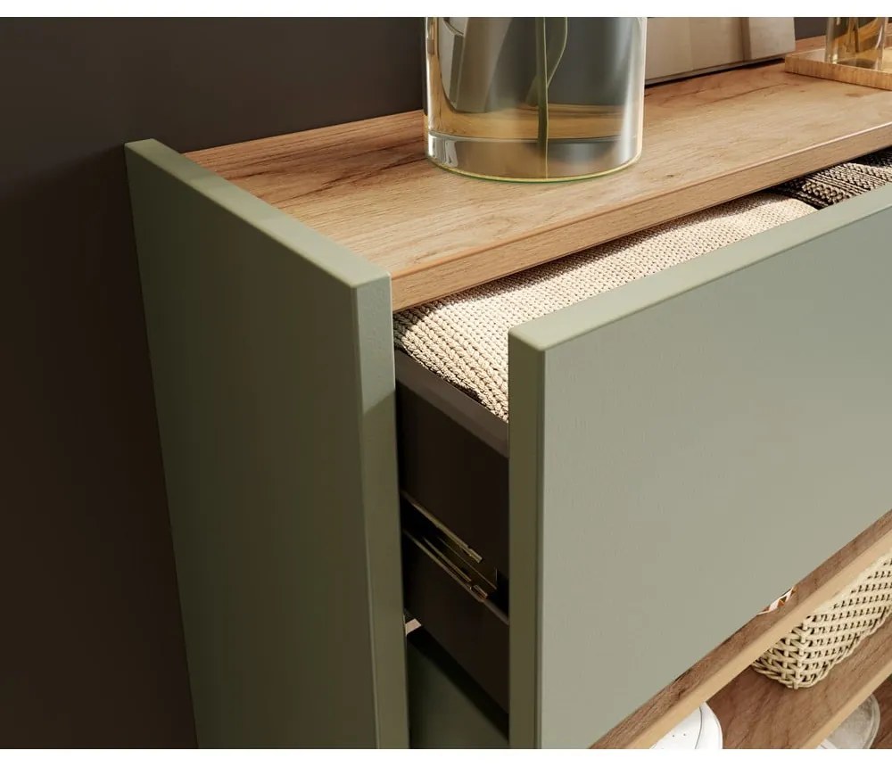 Szałwiowa szafka 56x97x22 cm Ameca – Germania