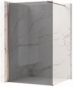 Kabina prysznicowa Walk-In Rea Flexi Grey / Brush Copper 80