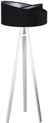 Czarno-biała skandynawska lampa stojąca trójnóg C1-G32